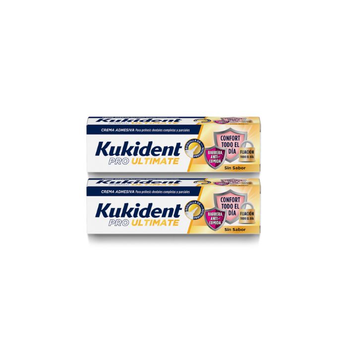 Kukident Pro Ultimate Sem Sabor, 2 x 40g