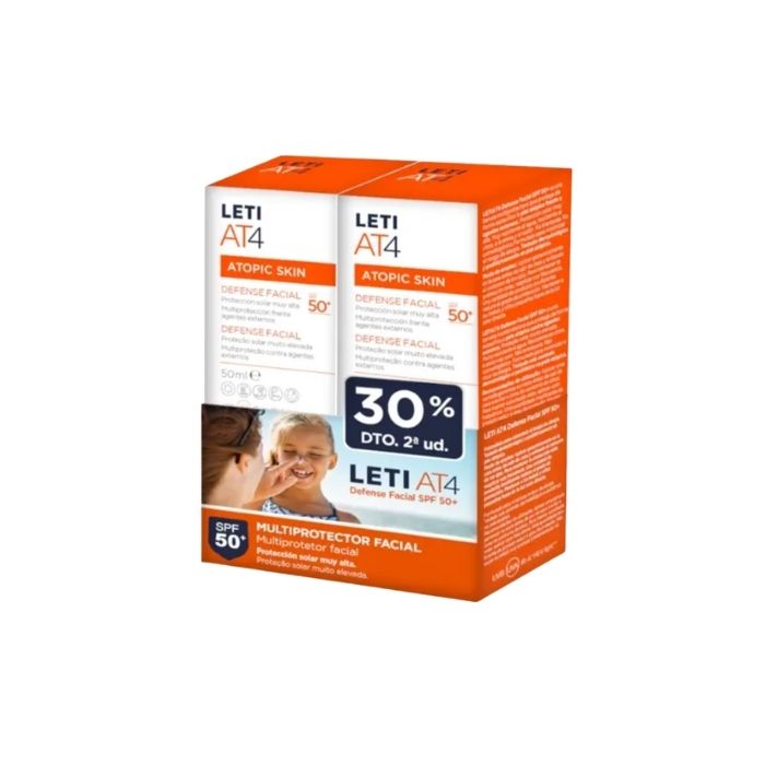 Letiat4 Defense Facial Spf50+ 50 ml x 2, -30%2 Unidade