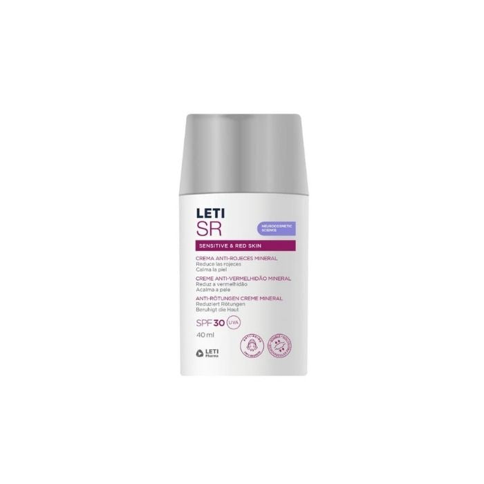 Leti Sr Creme Anti-vermelhidão Mineral SPF30, 40 ml