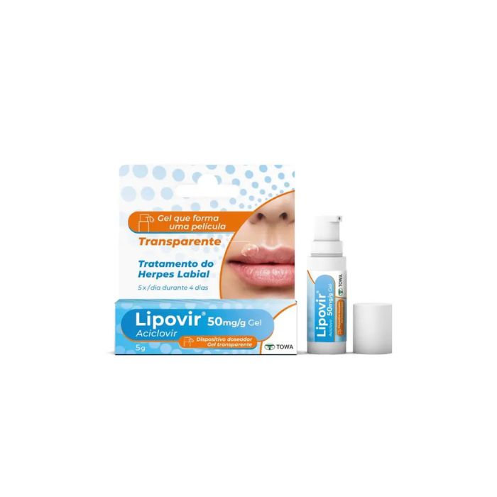 Lipovir, 50 mg/g-5 g x 1 gel