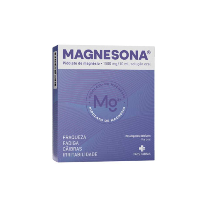 Magnesona 1500mg/10ml, 20 ampolas