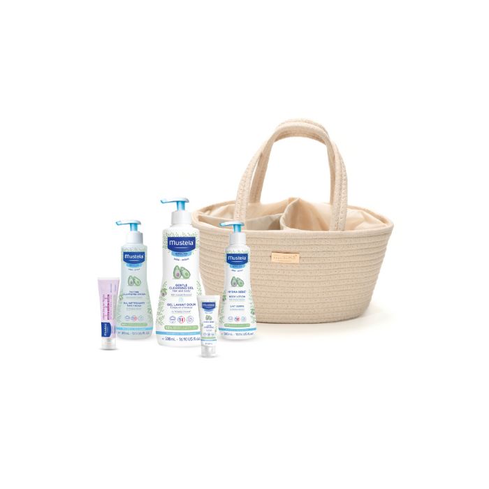Mustela Kit Cesta Essenciais Bebé Bege