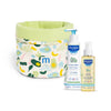Mustela Bebé Kit Cesta Hydra Leite Corporal 300 ml + Óleo de Massagem 100 ml