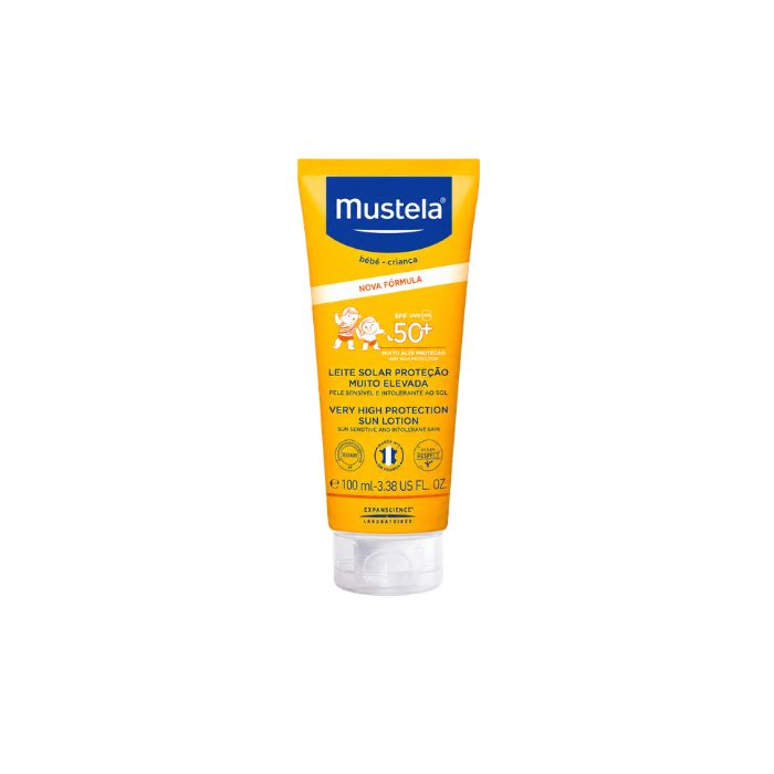Mustela Solar Leite SPF50+ Nova Fórmula, 100 ml