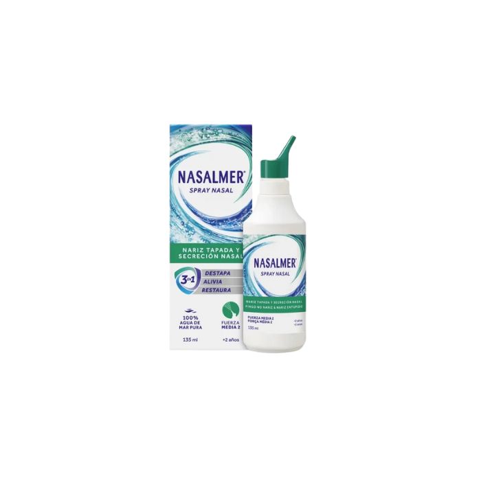Nasalmer Spray Nasal Força Média, 135 ml
