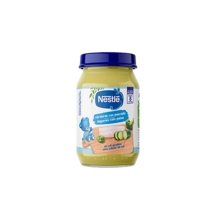 Nestlé Boião Legumes com Peixe 8 M+, 190 g