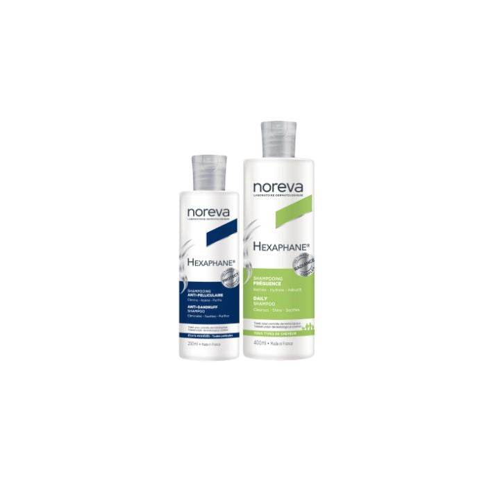 Noreva Hexaphane Champô Anticaspa 250 ml + Oferta Champô de Frequência, 400 ml