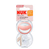 Nuk Mommy Feel Chupeta Silicone Rosa 0-9 Meses, 2 Unidades