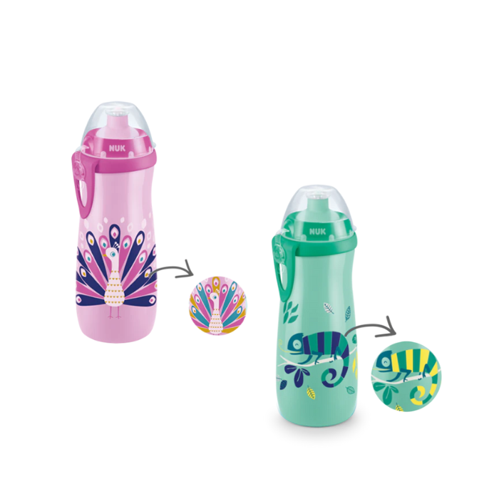 Nuk First Choice Sports Copo Color Change Rosa