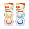 Nuk Star Chupeta em Silicone 18 aos 36 Meses, 2 Unidades