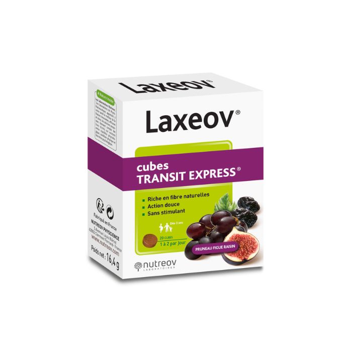 Nutreov Laxeov Ameixa/Figo/Uva, 20 Unidades