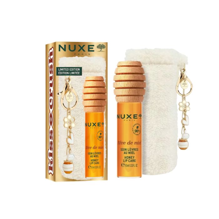 Nuxe Rêve de Miel Cuidado Labial com Bolsa, 10 ml