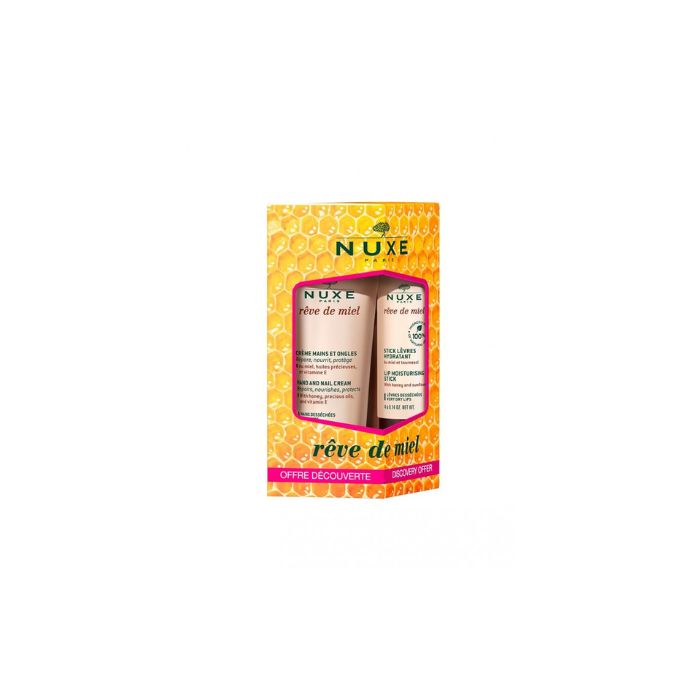 Nuxe Rêve de Miel Pack Creme de Mãos e Stick Labial