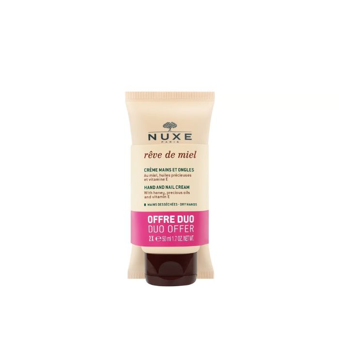 Nuxe Rêve de Miel Creme de Mãos e Unhas, 50 ml x2