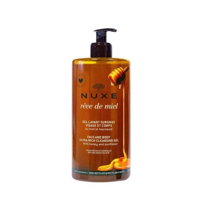 Nuxe Reve De Miel Gel Lavante Rosto/Corpo, 750 ml