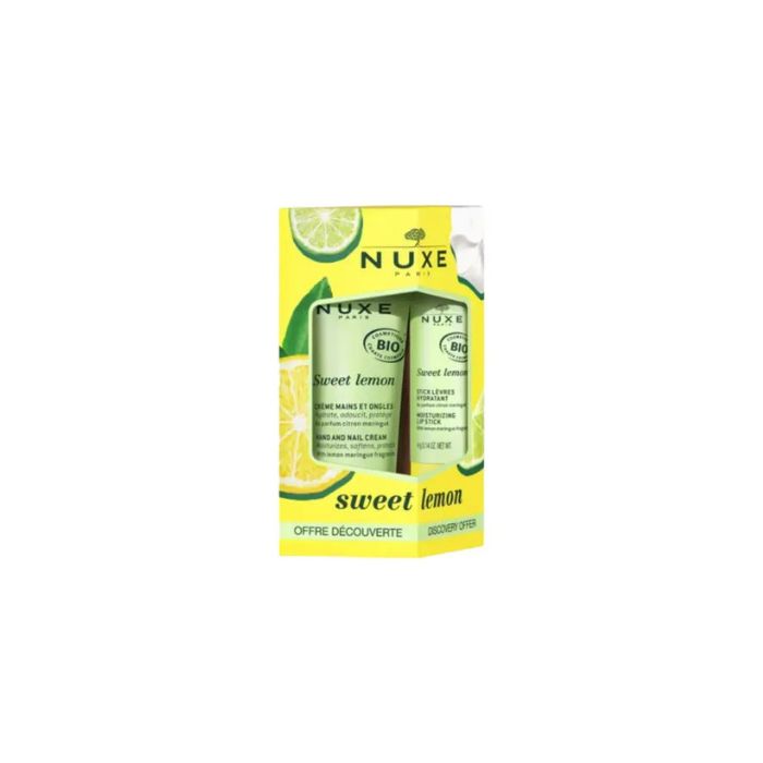 Nuxe Sweet Lemon Pack Creme de Mãos + Stick Labial