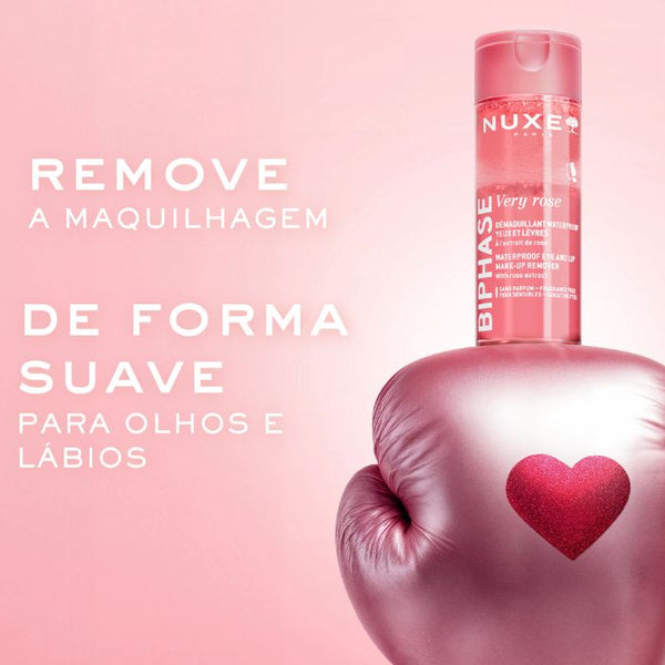 Nuxe Very Rose Desmaquilhante Bifásico Olhos e Lábios, 100 ml