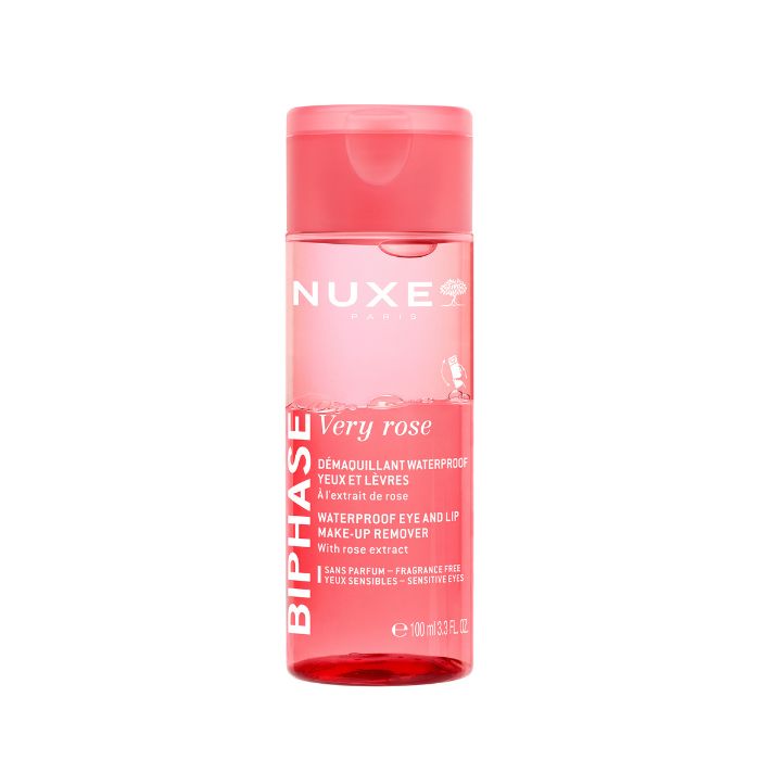 Nuxe Very Rose Desmaquilhante Bifásico Olhos e Lábios, 100 ml