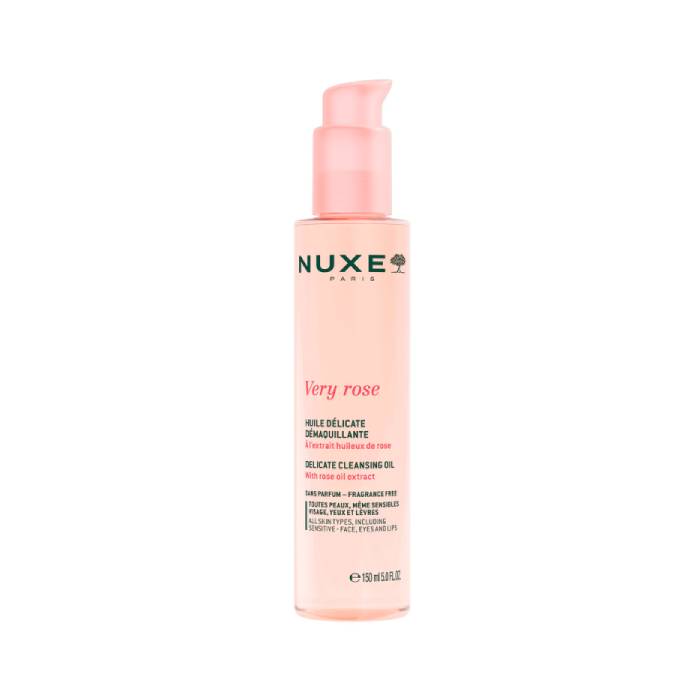 Nuxe Very Rose Óleo de Limpeza Desmaquilhante, 150 ml