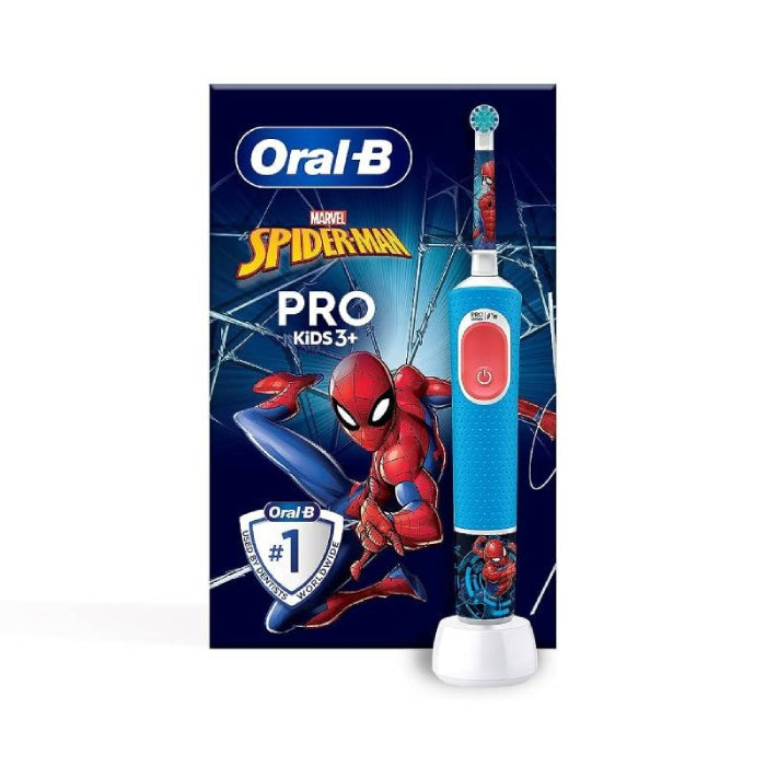 Oral-B Pro Kids Escova Elétrica Spiderman, 3 Anos +