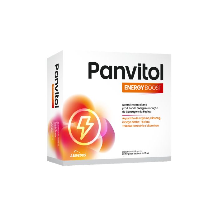 Panvitol Energy Boost Ampolas, 20 x 10ml