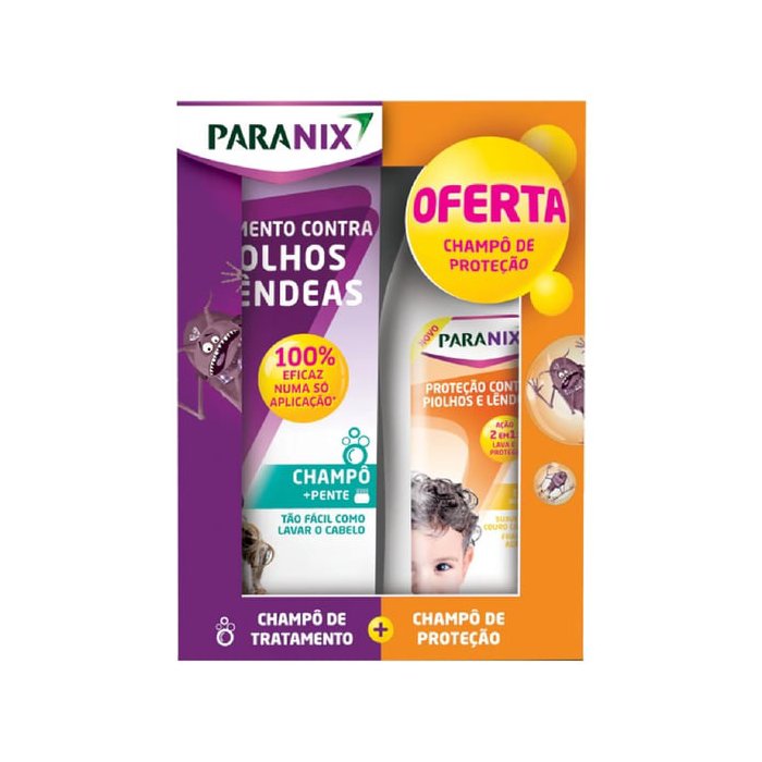 Paranix Champo de Tratamento Para Piolhos/Lendeas + Oferta do Champo de Proteção