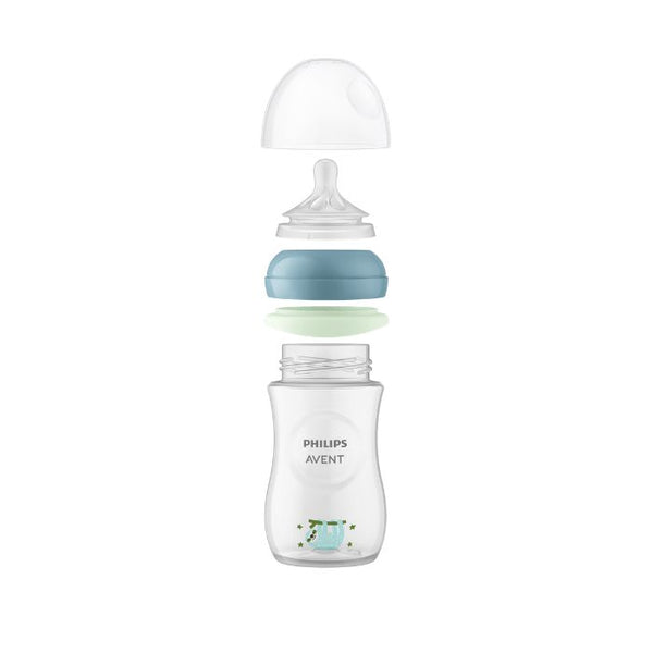 Philips Avent Biberão Natural Response Nighttime Brilha no Escuro 3-6m, 260 ml