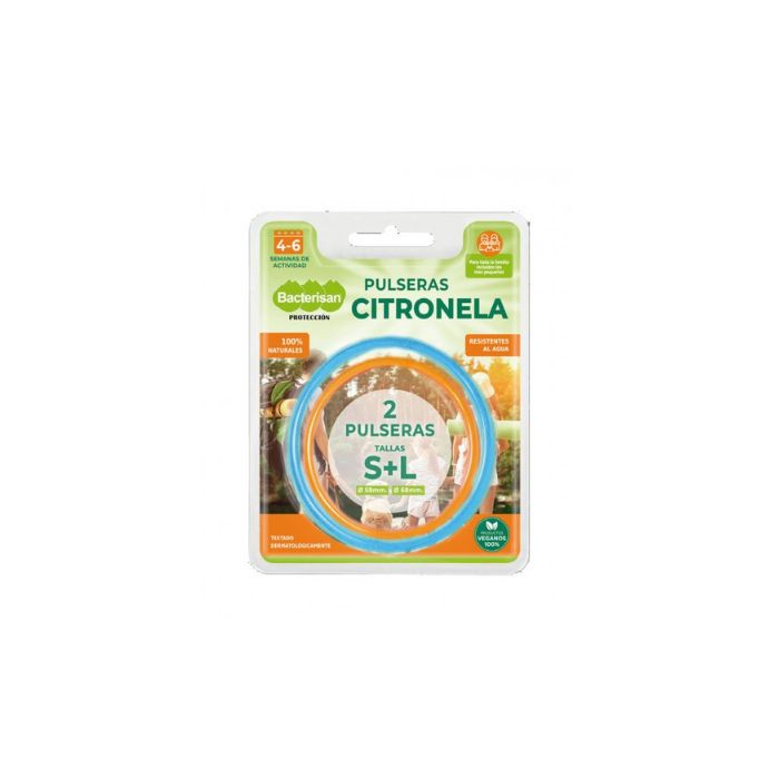 Pulseira de Citronela 100% Natural Bacterisan