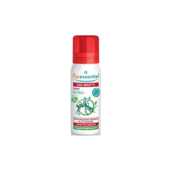 Puressentiel SOS Insectos Spray Repelente Bebé, 60 ml