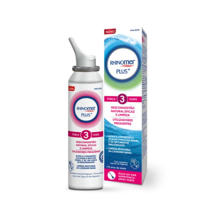 Rhinomer Plus+ Spray Nasal Força 3, 200 ml