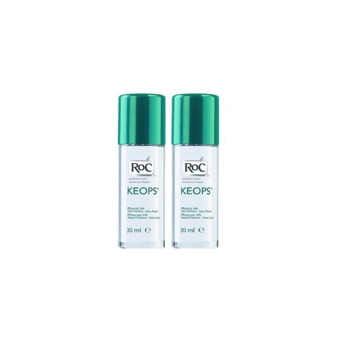 Roc Higiene Deo Keops Roll On Pack 30 ml x 2