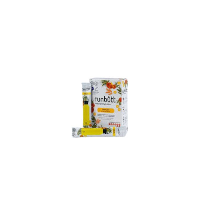 Runbott Hidratação e Sáude Saquetas Multivitamínicas Ananás e Manga, 10 Saquetas
