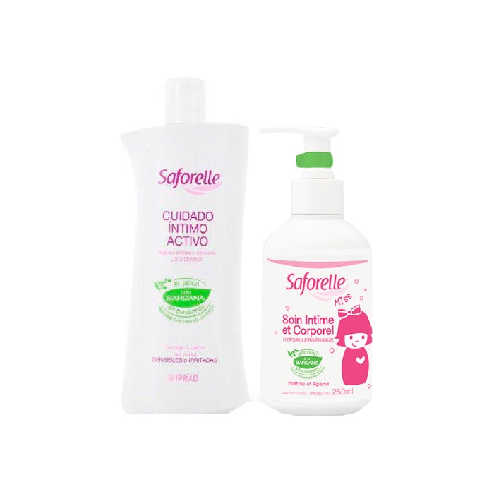 Saforelle Cuidado Higiene Intima 250 ml + Miss 250 ml – Farma 1para1