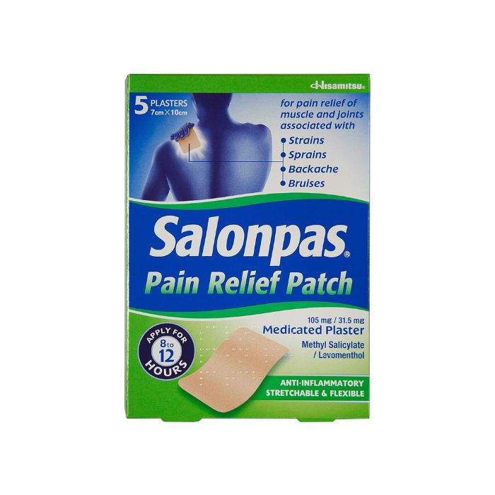 Salonpas Pain Relief Patch, 5 Unidades