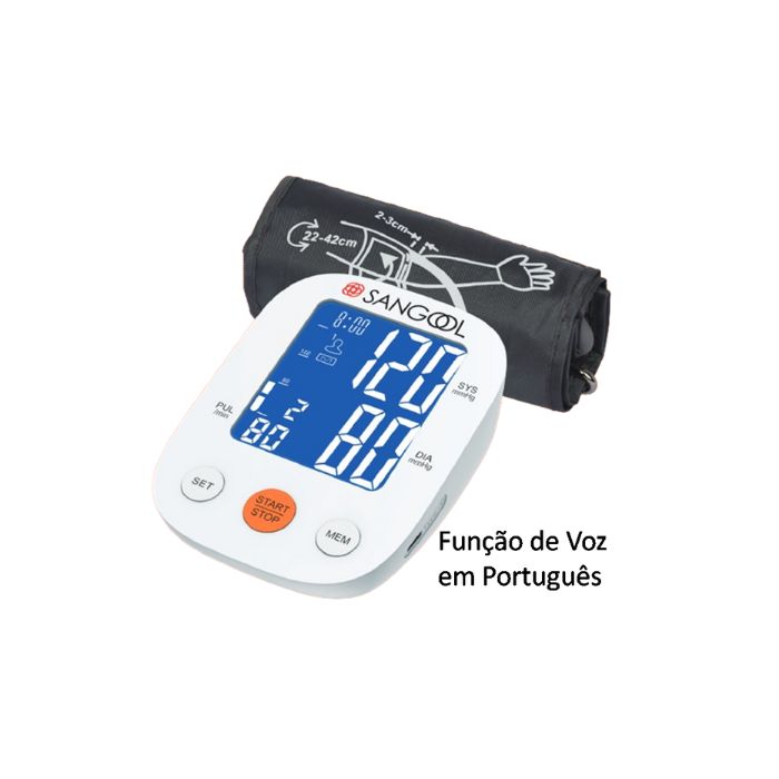 Sangool Tensiómetro de Braço com Voz Português