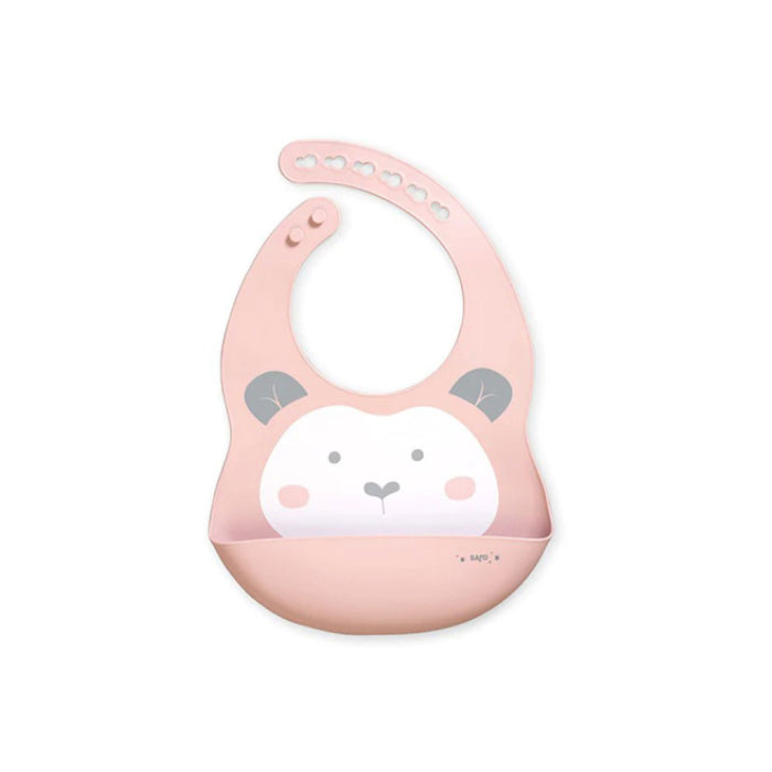 Saro Babete "Sweet & Fun" em Silicone Rosa, 1 Unidade