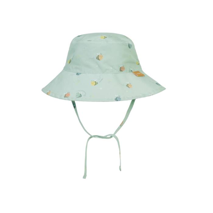 Saro Bee Happy Chapéu UV Sol Verde Abelhas Tamanho 6-18 Meses