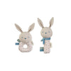 Saro Conjunto Rocas Algodão Coelhos Azul, 2 Unidades