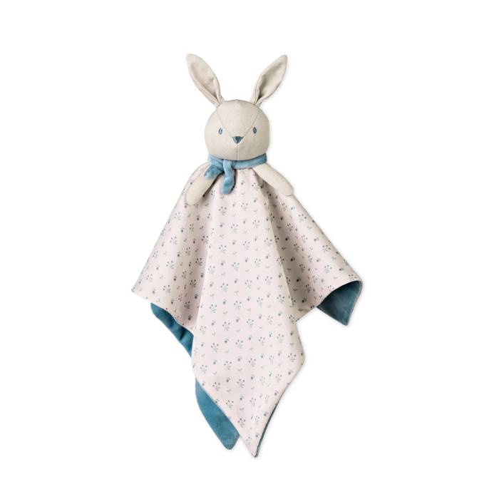 Saro Doudou Algodão Coelho Azul