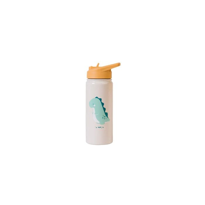 Saro Garrafa Térmica com Palhinha Dinossauro, 500 ml