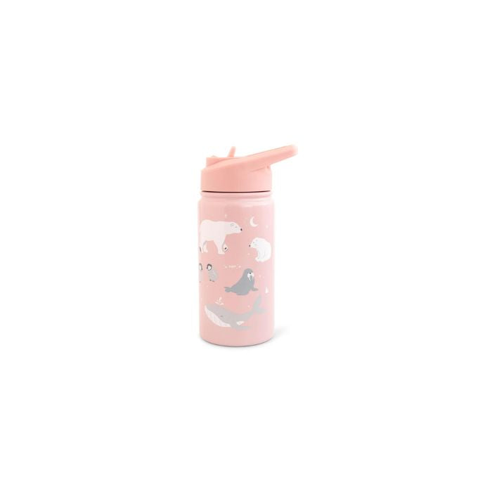 Saro Garrafa Térmica Palhinha Rosa Polar, 350 ml