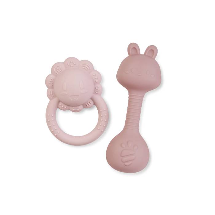 Saro Mordedores Tiny Treasures Rosa, 2 Unidades