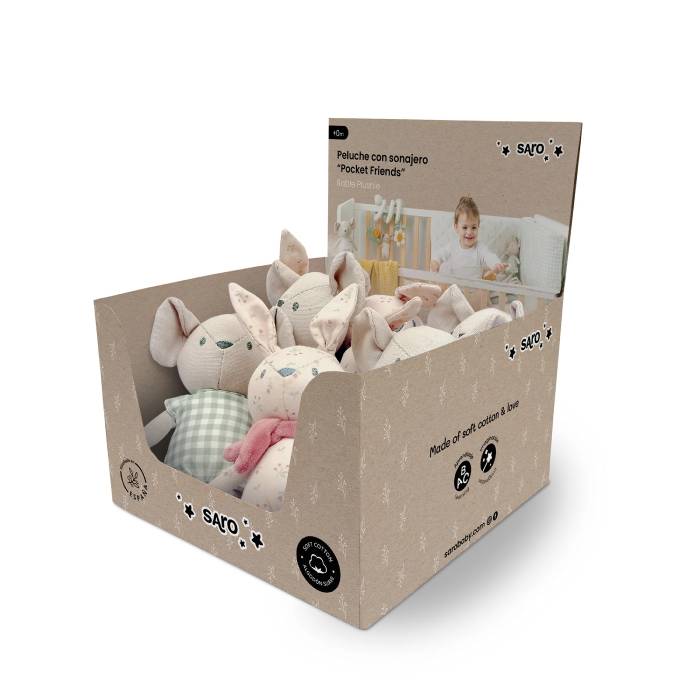 Saro Peluche Pocket Friend Sortido, 1 Unidade