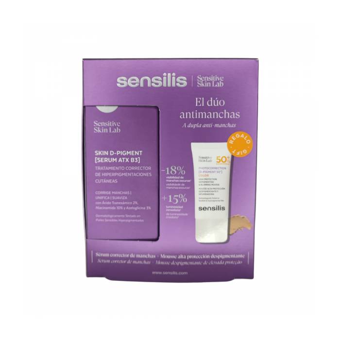 Sensilis Pack D-Pigment Sérum 30 ml + Oferta Photocorrection D-Pigment SPF50+ Color 40 ml