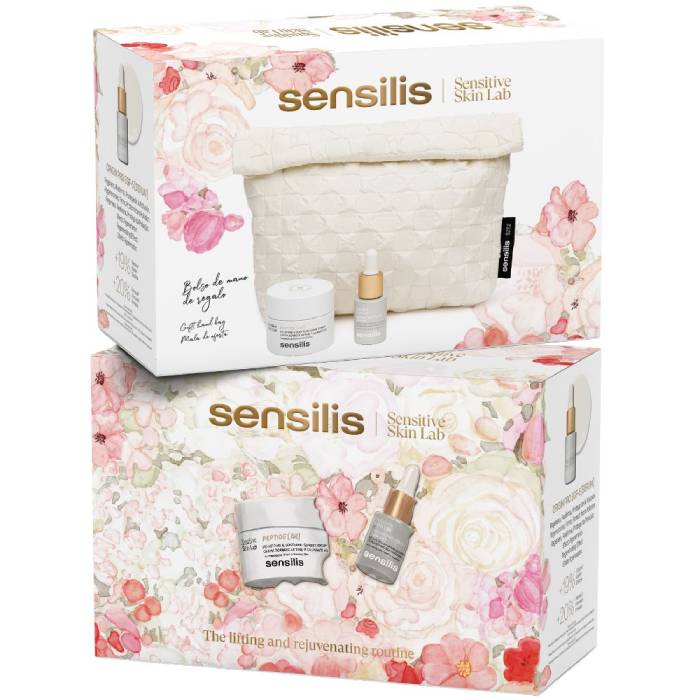 Sensilis Pack Peptide AR Creme Sorbet 50 ml + Origin Pro EGF-5 Sérum 15 ml - Oferta Bolsa Necessaire