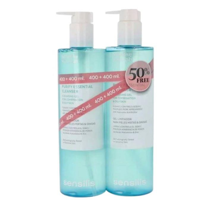 SENSILIS HIG PURIFY ESSENTIAL CLEANSER 2X400ML