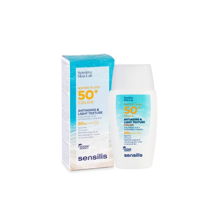 Sensilis Solar Water Fluid com Cor SPF50+, 40 ml