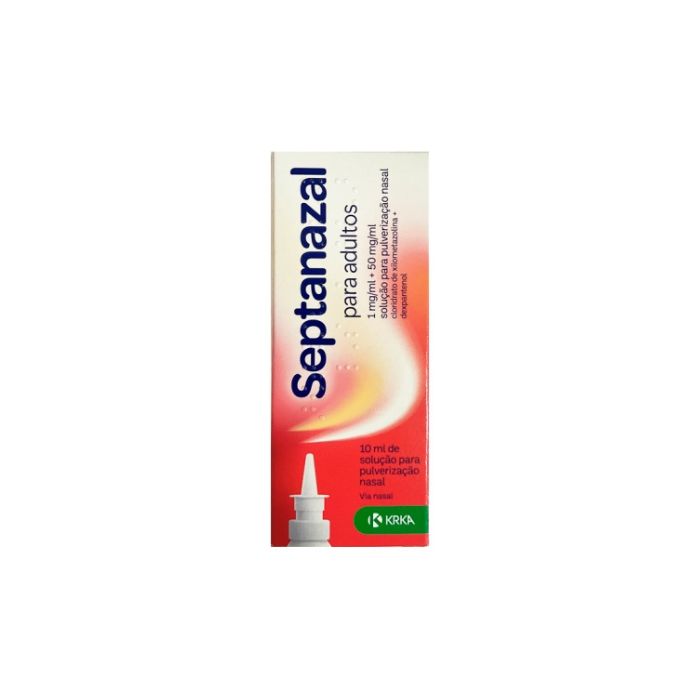 Septanazal 1mg/ml + 50mg/ml Solução para Pulverização Nasal 10ml