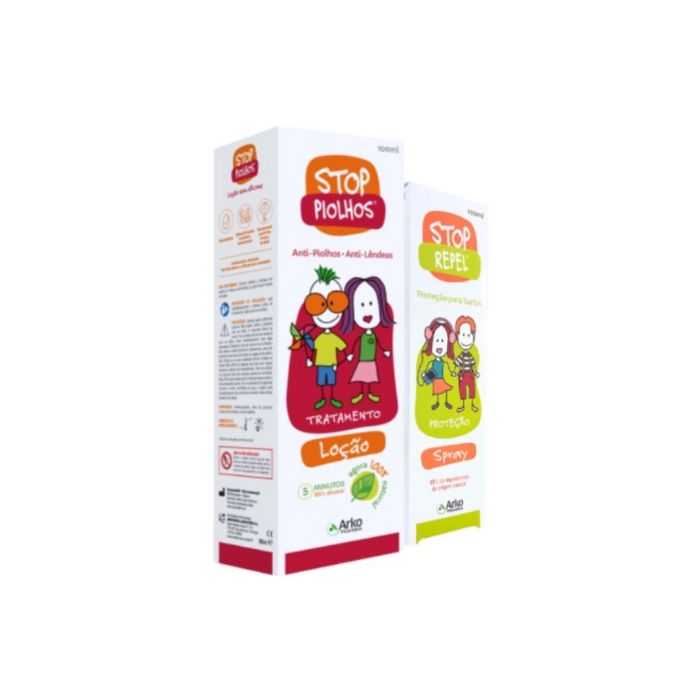 Stop Piolhos Pack Loção, 100 ml + Spray Repelente, 100 ml