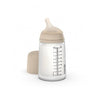 Suavinex Biberão Lactância Silicone Fluxo Médio Cor Light, 270 ml 3M+